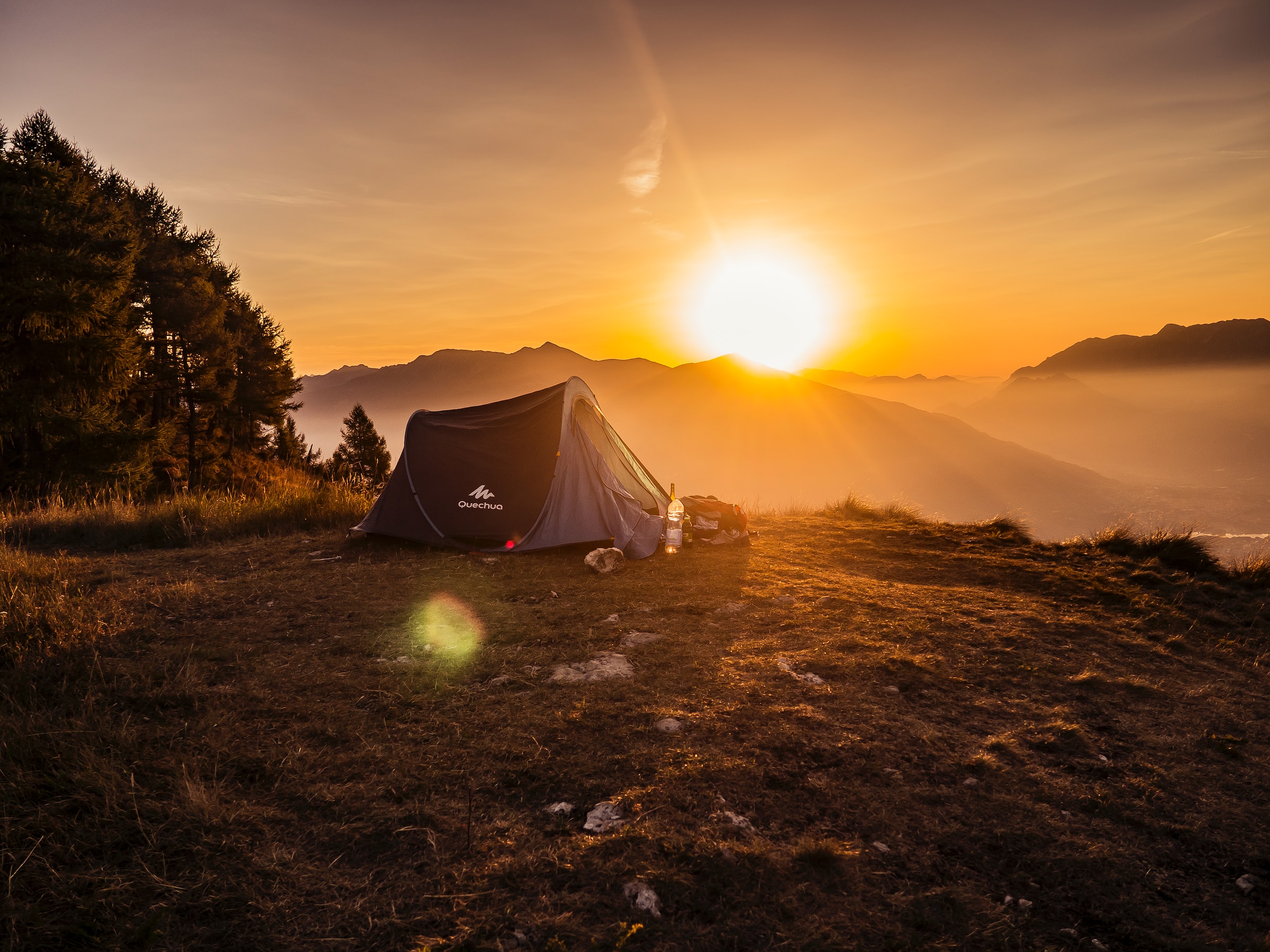 Campsite at Sunrise
